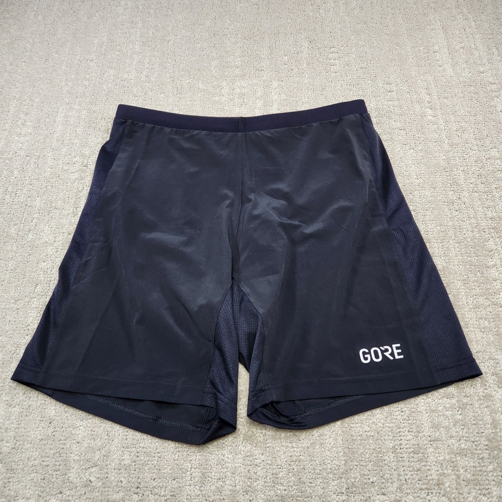 Gore Wear Shorts Men Medium Black R5 2 In 1 Lined Built In Short Cycling Bike